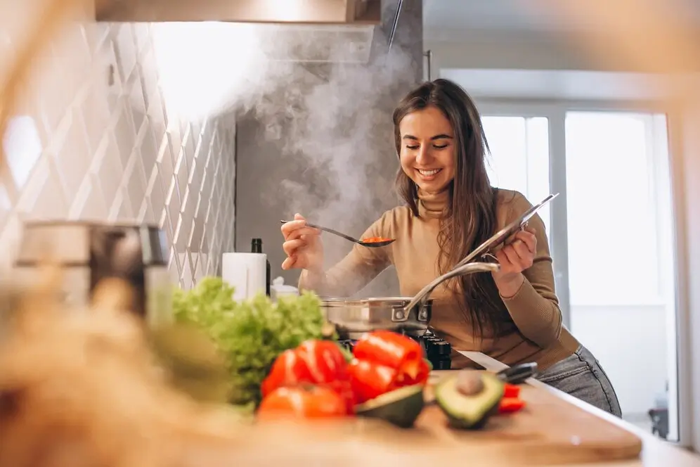 Cozinhando com tablet
